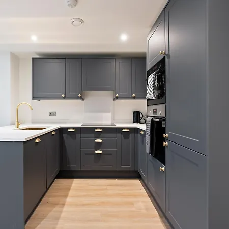 公寓 Centre Modern Luxury Duplex 2-bedroom 利兹